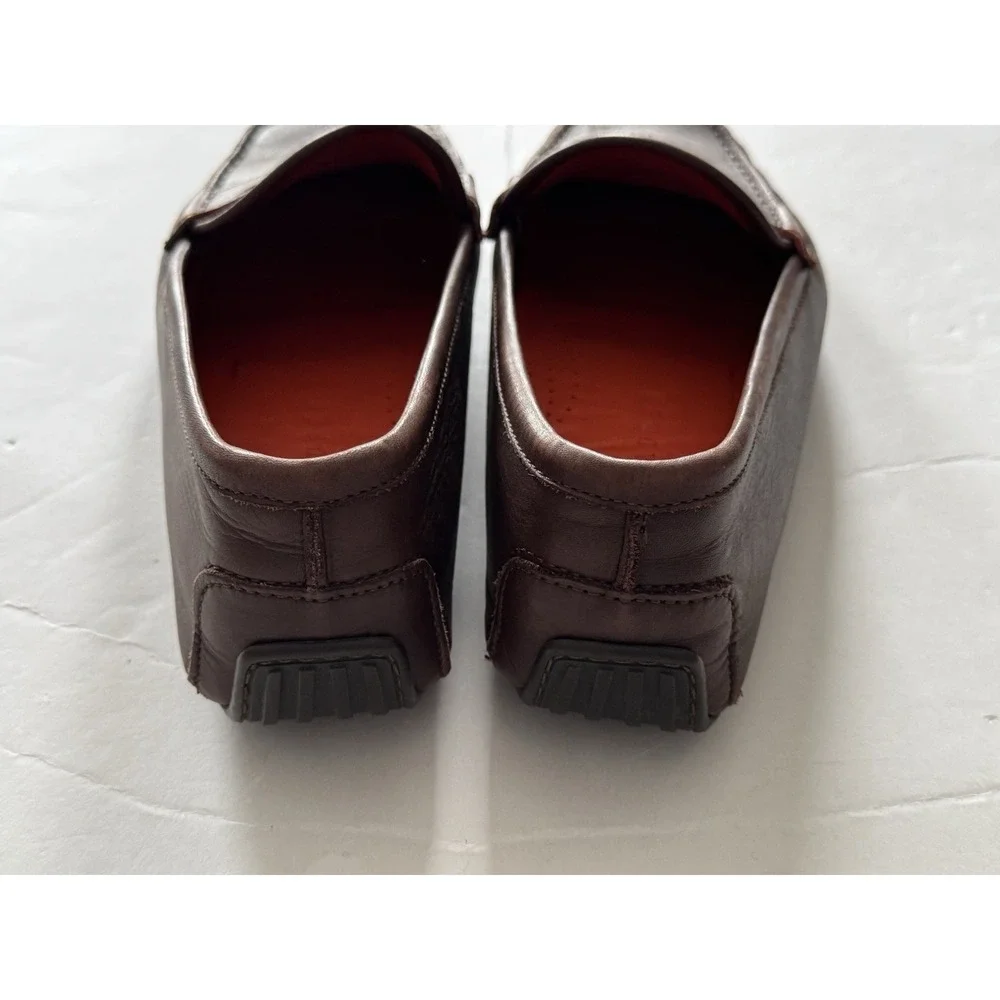 Ralph Lauren Men's‎ Size 9 Brown Orange Made in Italy Loafers